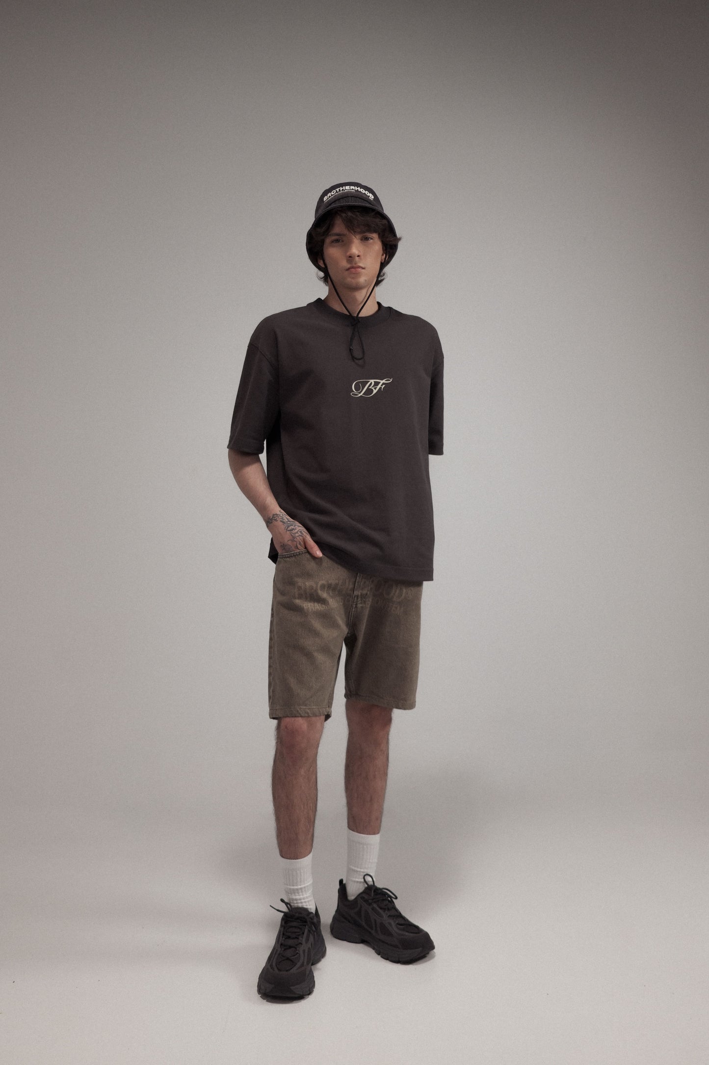 SHORTS DENIM GREEN