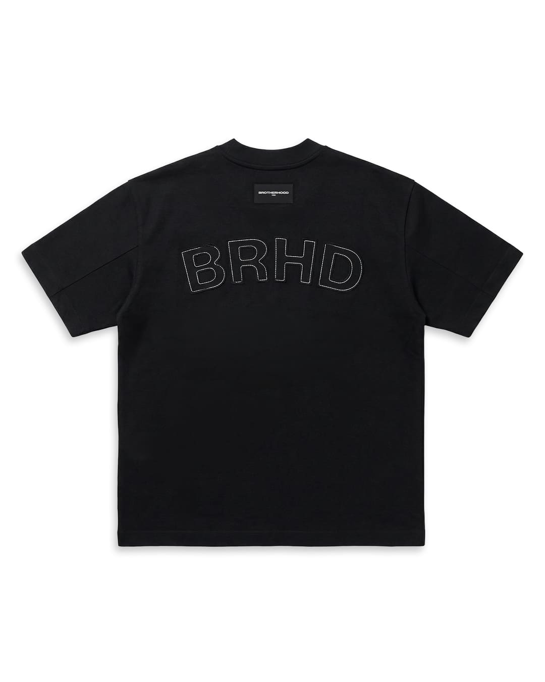 LETTERS OVERSIZED TEE BLACK