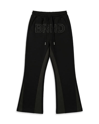 BLACK LETTERS SWEATPANTS FLARE
