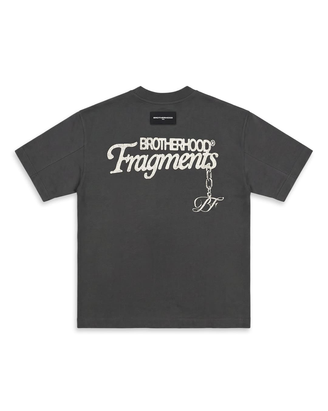 CHAIN OVERSIZED TEE GRAY