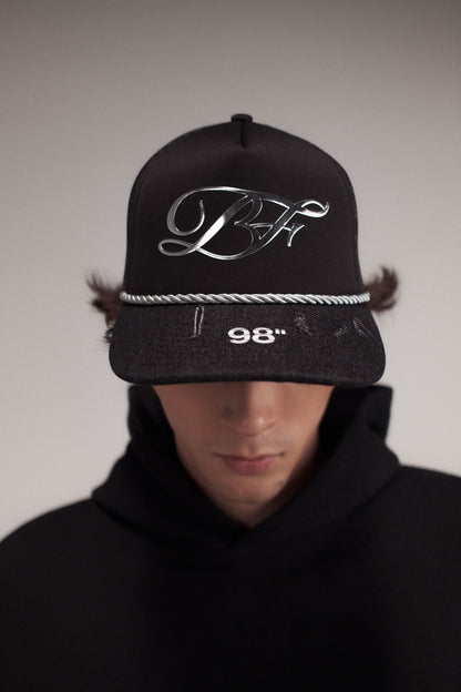 SILVER UNION BLACK CAP