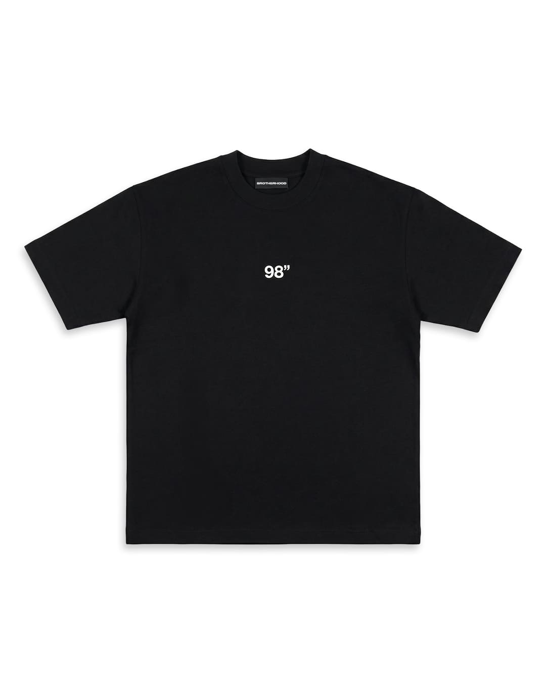 LETTERS OVERSIZED TEE BLACK