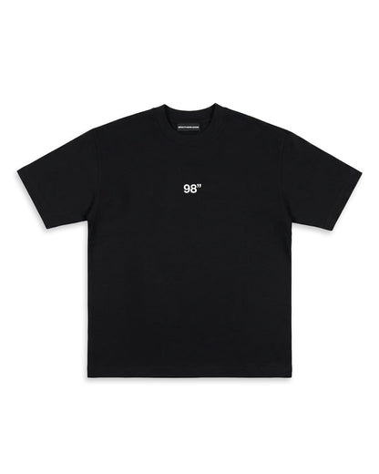 LETTERS OVERSIZED TEE BLACK