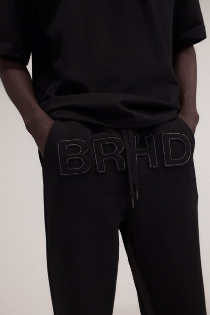 BLACK LETTERS SWEATPANTS FLARE