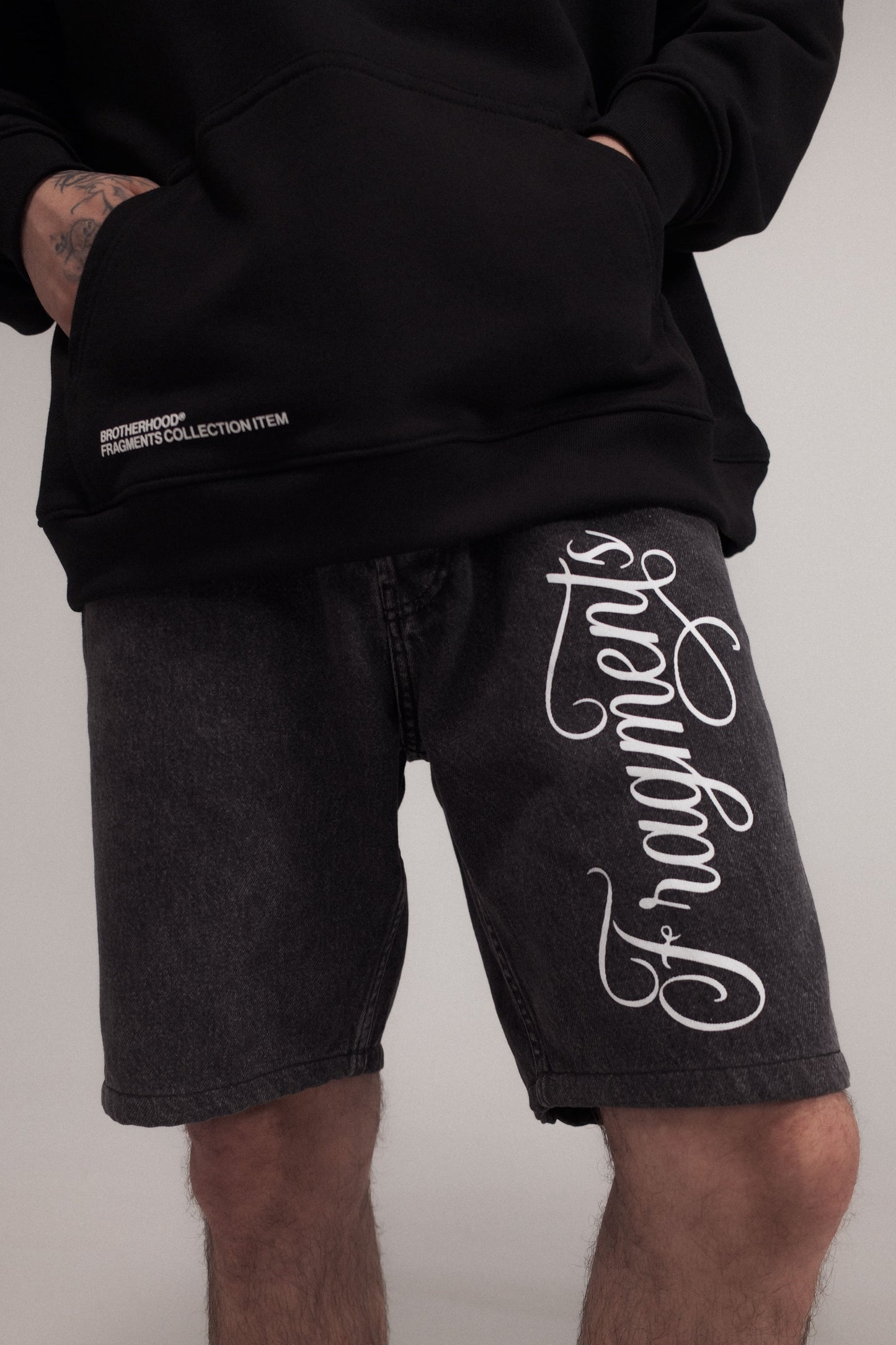 SHORTS DENIM GRAY