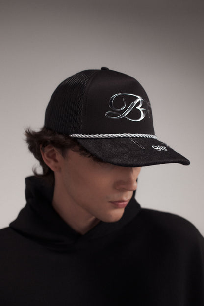 SILVER UNION BLACK CAP