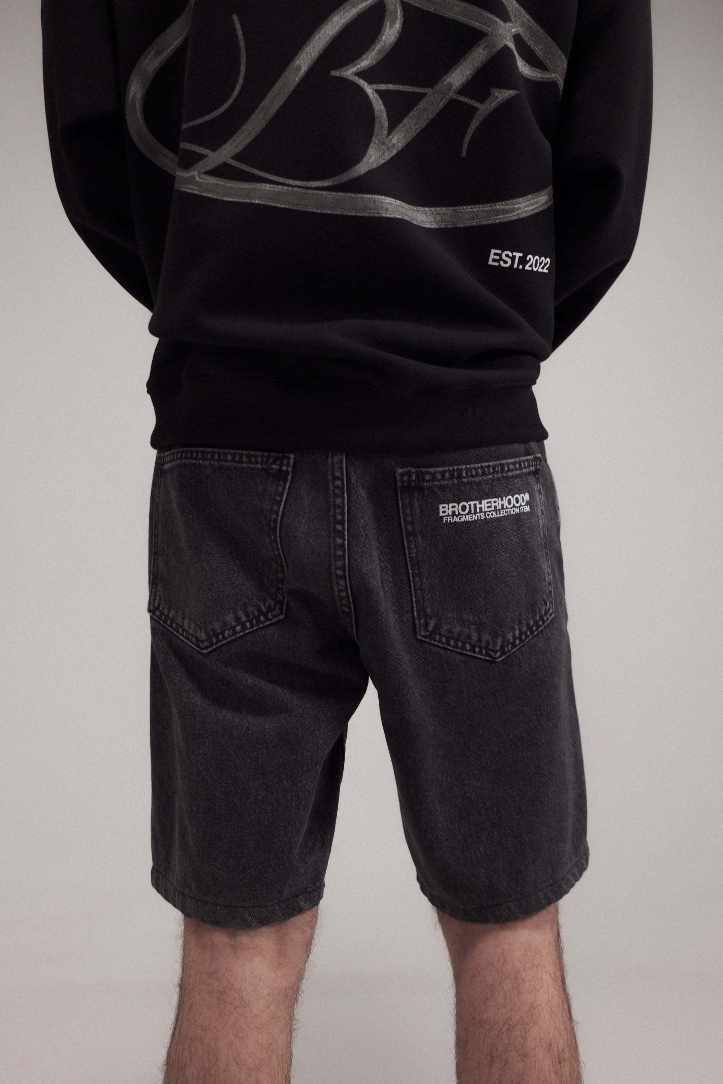 SHORTS DENIM GRAY