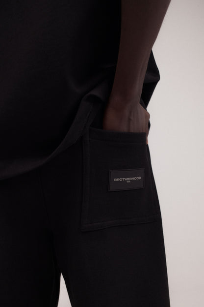 BLACK LETTERS SWEATPANTS FLARE