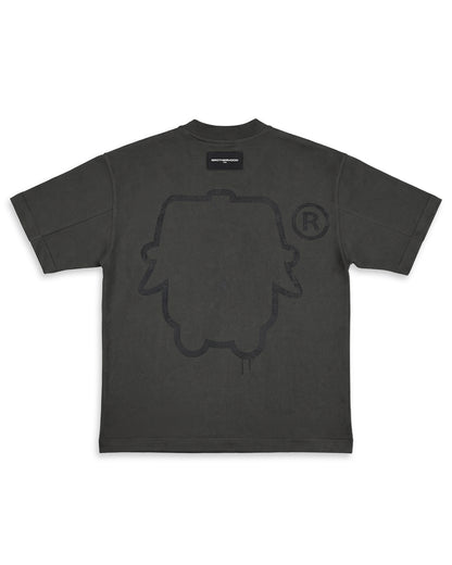 TAG GRAY OVERSIZED TEE