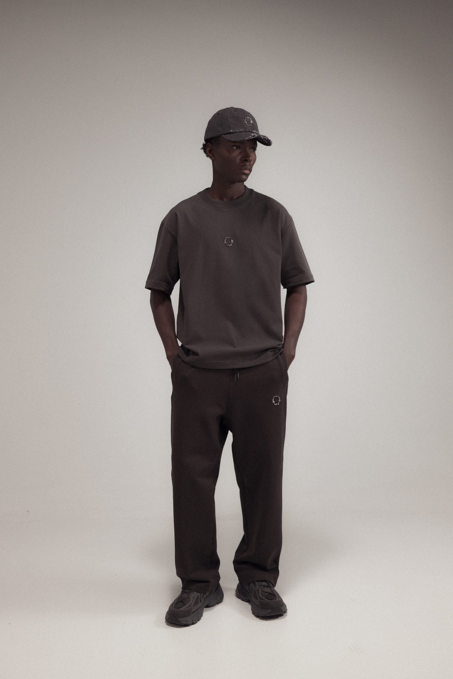 TAG GRAY OVERSIZED TEE
